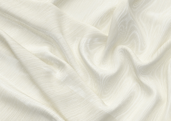 Sahara Voile, Metallic Cream - Motorised Roman Blind - Image 4